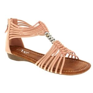 Taxi Vegas Pink Braided Sandals Women’s Size 37